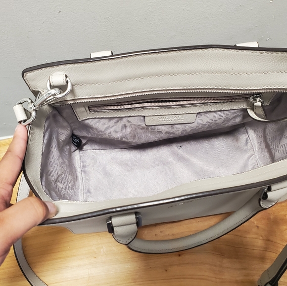 SELMA MEDIUM SAFFIANO LEATHER SATCHEL - Picture 4 of 5